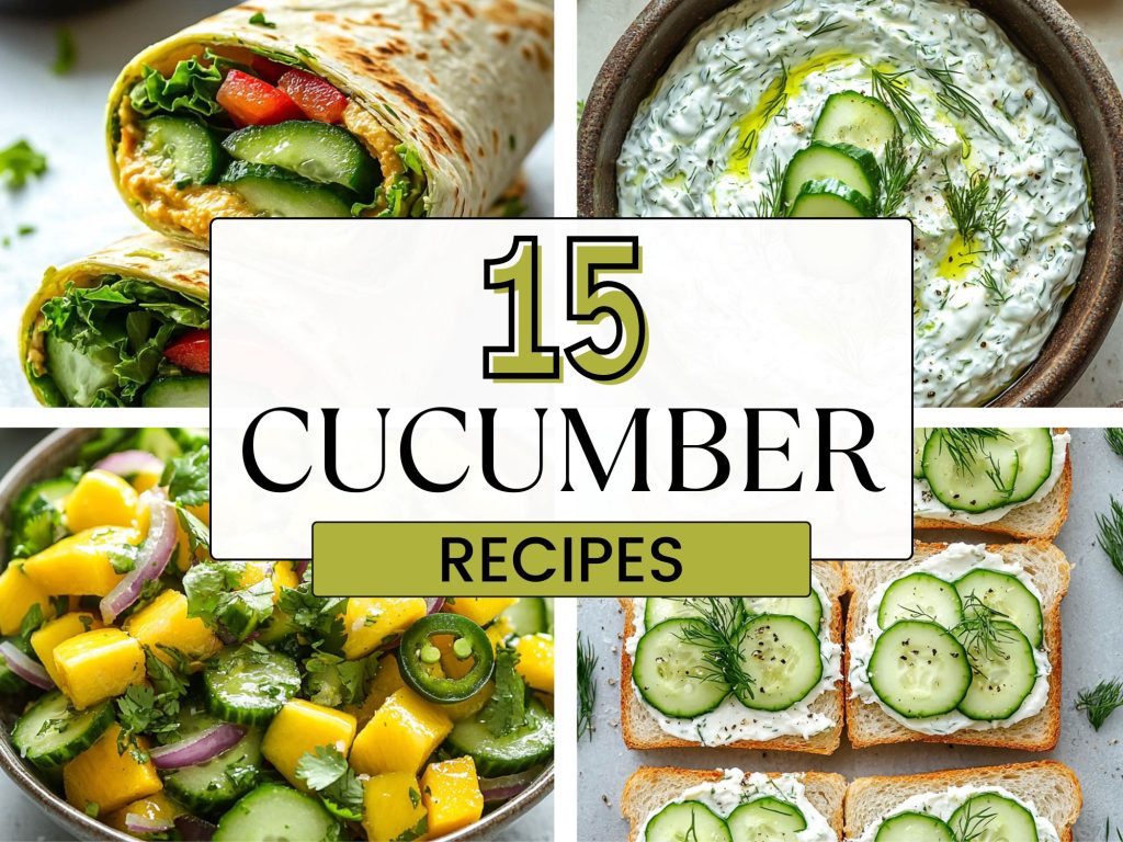 15 Cucumber Recipes for Healthy Food Ideas You’ll Love